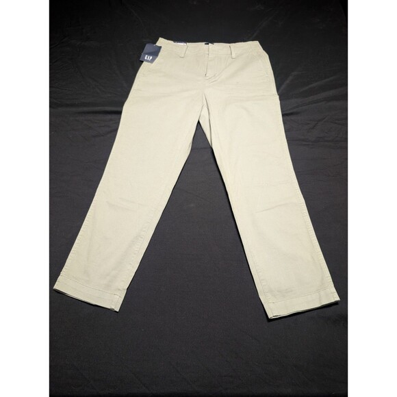 GAP Womens Slim Ankle Pants Size 4 green Stretch Cotton Chino NWT - Picture 9 of 9